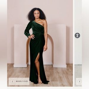 Revelry Velvet Bridesmaid Gown